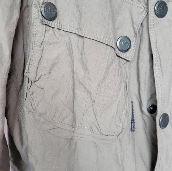 NWOT Brema Men's Casual Jacket, Size 42 R (Eur 52), Slim Fit Cotton/Metal Blend - Picture 3 of 14